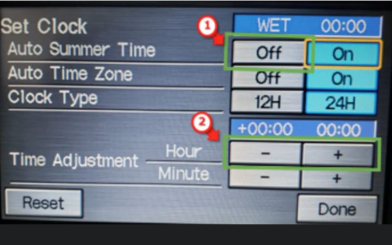 Honda Incorrect Time Clock Issue Vertu Motors