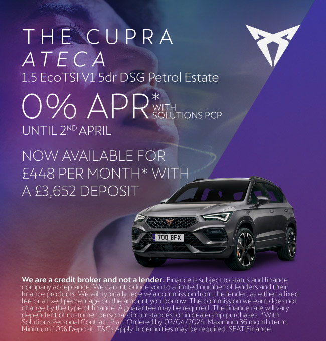 New CUPRA Ateca, 2022/23 CUPRA Ateca Deals