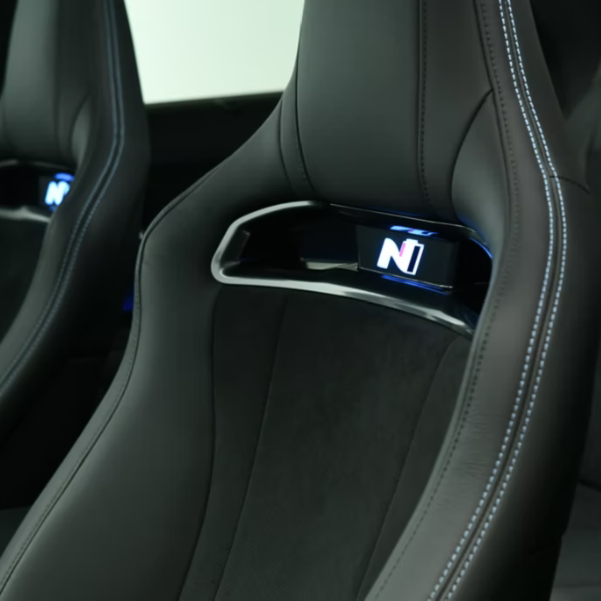 Black Sports Seats in Hyundai IONIQ 5 N inside