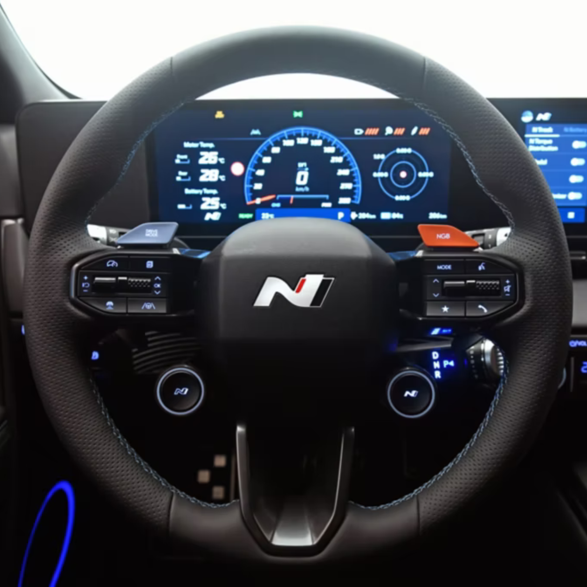 Sport steering wheel of the Hyundai IONIQ 5 N