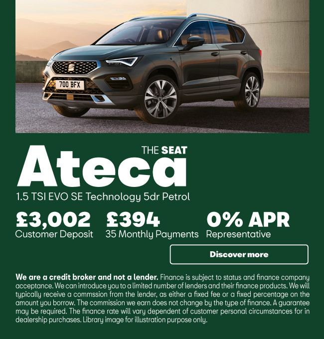 New SEAT Ateca, 2022/23 SEAT Ateca Deals