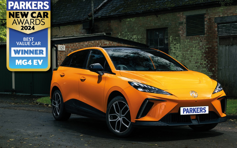 MG4 EV Wins Trio of Awards At Parkers New Car Awards 2024