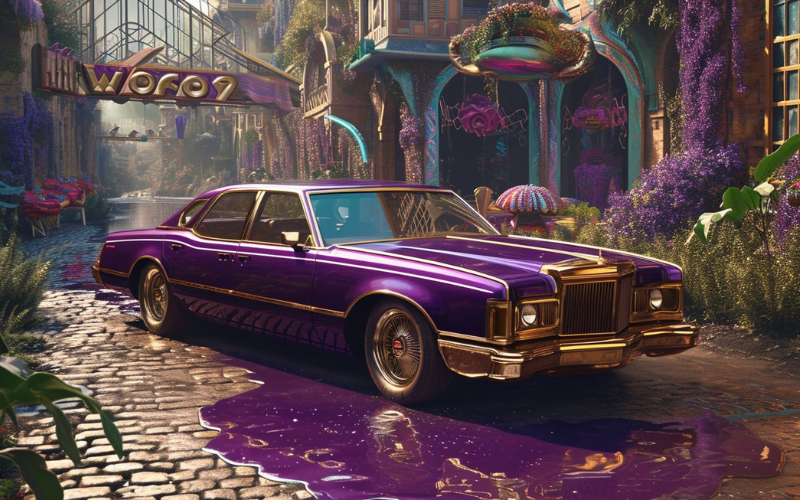 Wonka imagined car