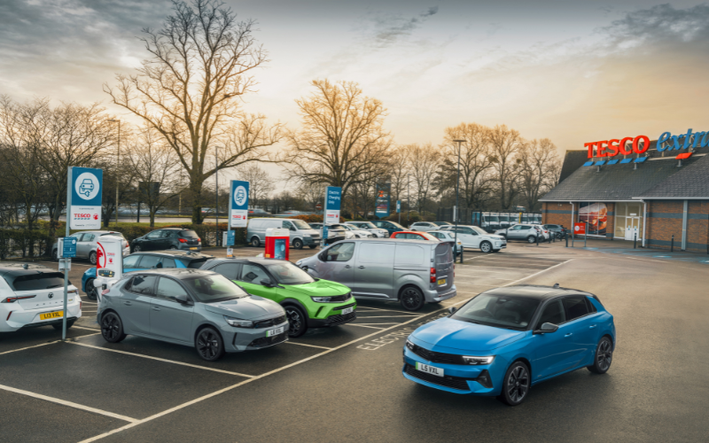 Vauxhall Partner with Tesco to Offer One Year's Free Charging for New EV Drivers