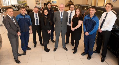 New Look Aftersales team at Volvo Cars Derby