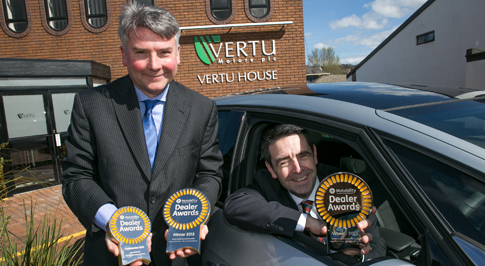 Vertu Motors awarded for excellent customer service