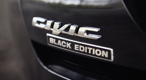 New Honda Black edition Civic revealed | Vertu Motors