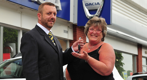 Bristol Street Motors in Derby marks Dacia sales milestone