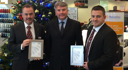Bristol Street Motors Vauxhall Newcastle Celebrates Award Win For Excellent Customer Services