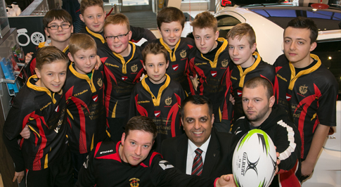 Vauxhall Sunderland gives boost for young rugby stars