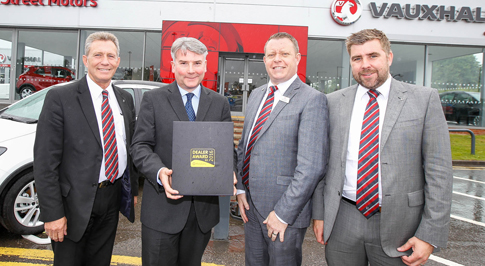 Vauxhall Carlisle wins award for customer service