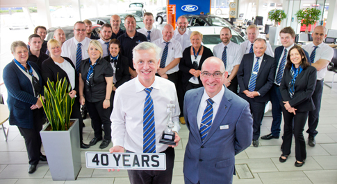 Colleague celebrates 40 years at Bolton dealership