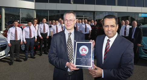 Vauxhall Sunderland recognised for outstanding service