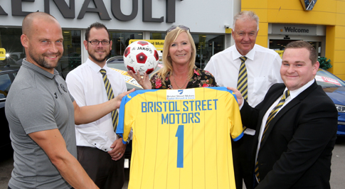 Bristol Street Motors Renault Exeter backs the Gulls