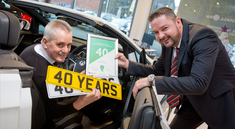 Parts Expert Clocks Up 40 Years at Chesterfield Vauxhall