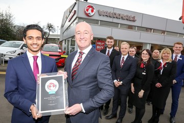 Bristol Street Motors Hexham Vauxhall wins national award