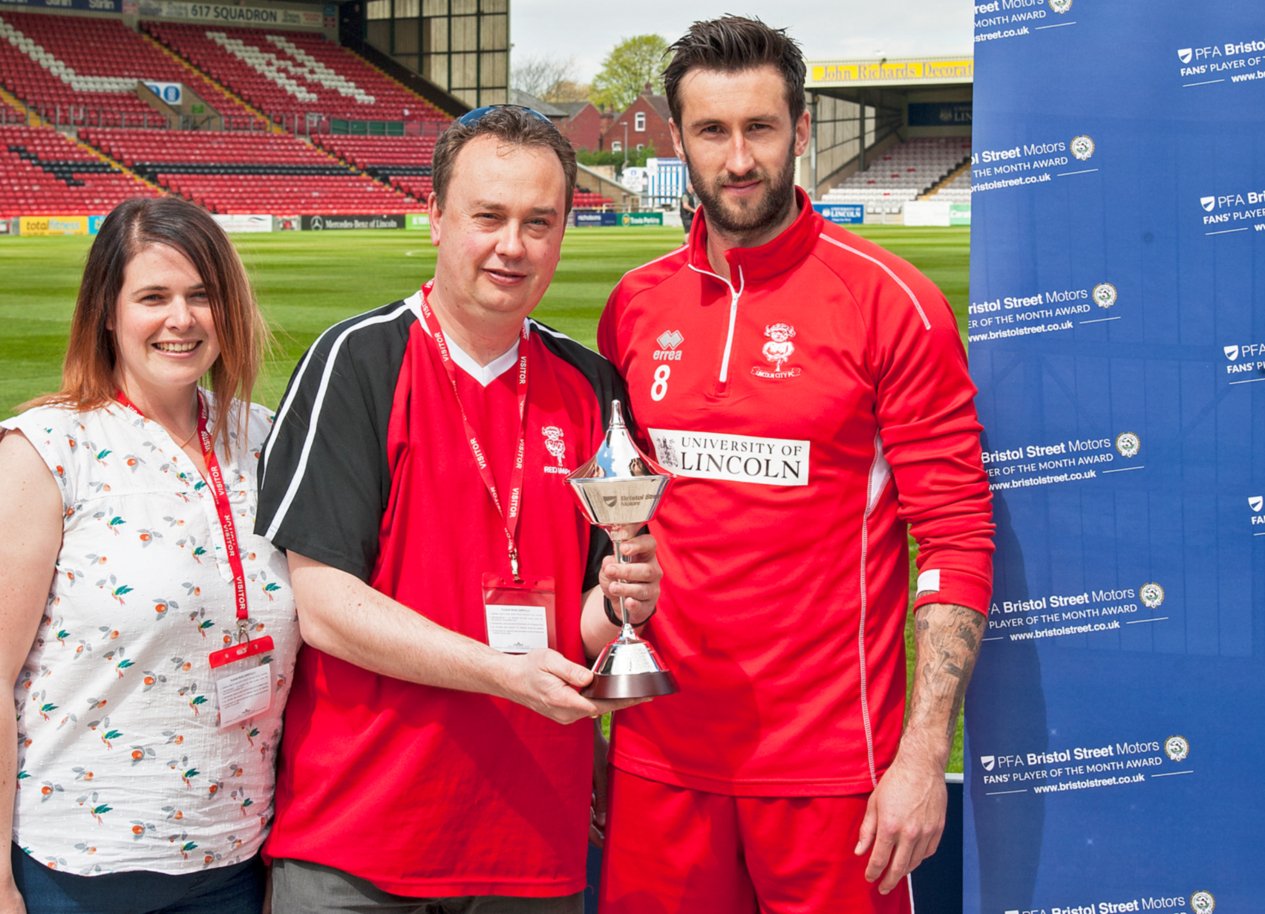 PFA and Bristol Street Motors help Lincoln City superfan