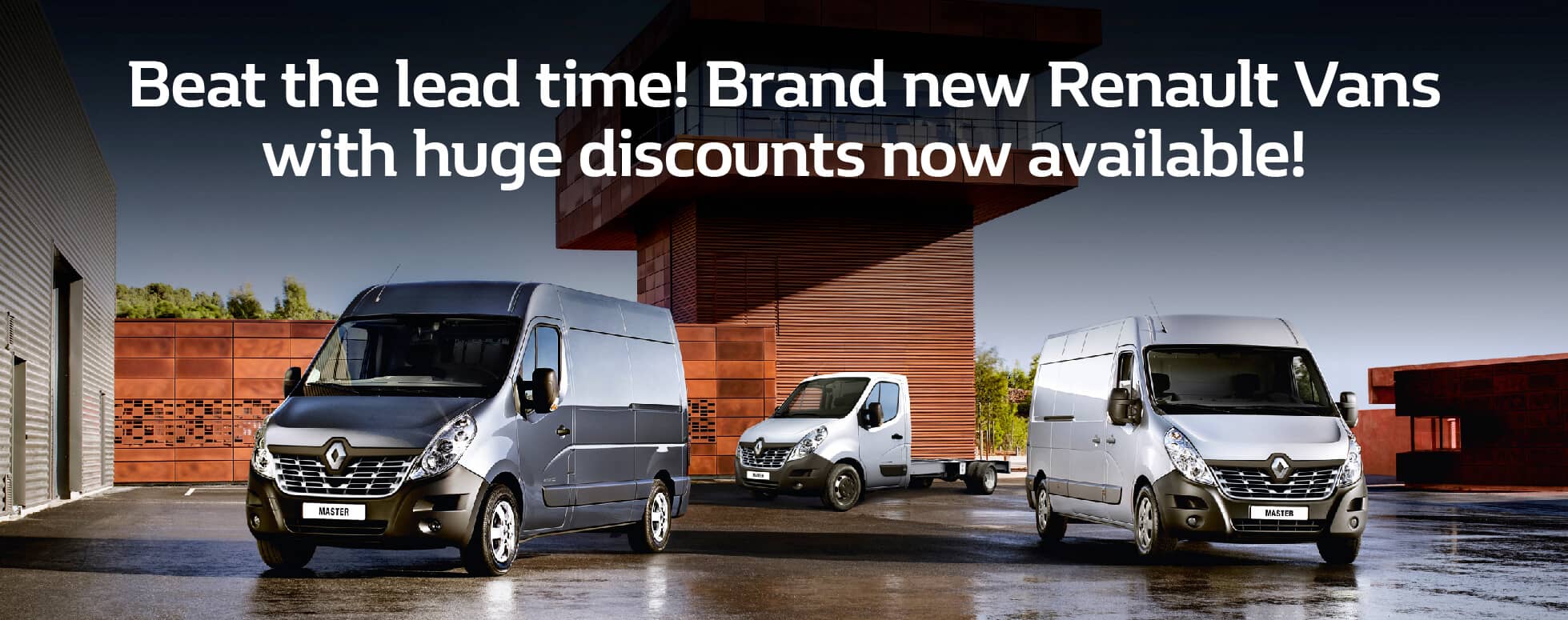 Renault Van Pre Reg banner