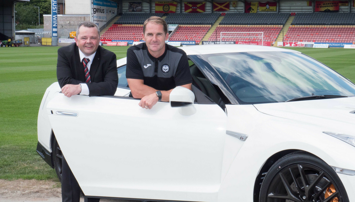 Macklin Motors Glasgow Nissan continues Thistle support