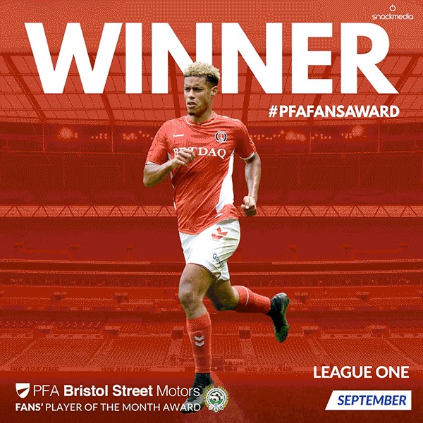 League 1 PFA Bristol Street Motors Fan's Player of the Month for September