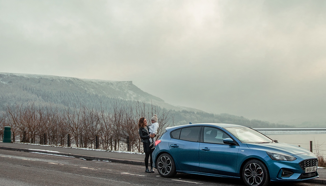 Gemma and Reuben Peak District Ford Focus