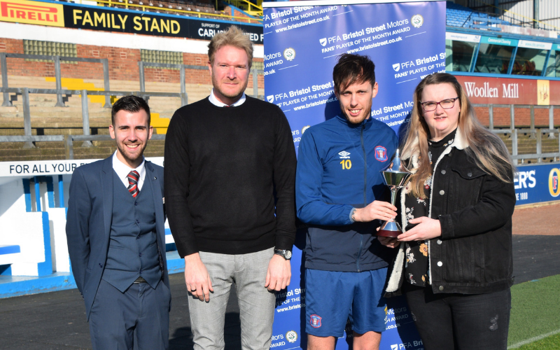 Carlisle Fan Abbie Meets Footballing Hero