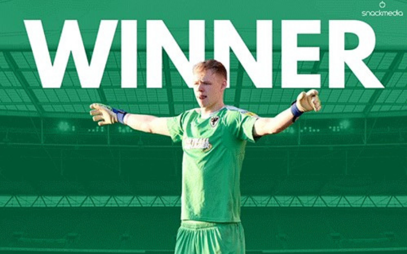 AFC Wimbledon's Aaron Ramsdale Wins PFA Bristol Street Motors Fans' Player