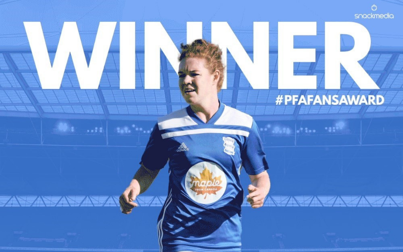 Birmingham City's Aoife Mannion Wins Player of The Month Award