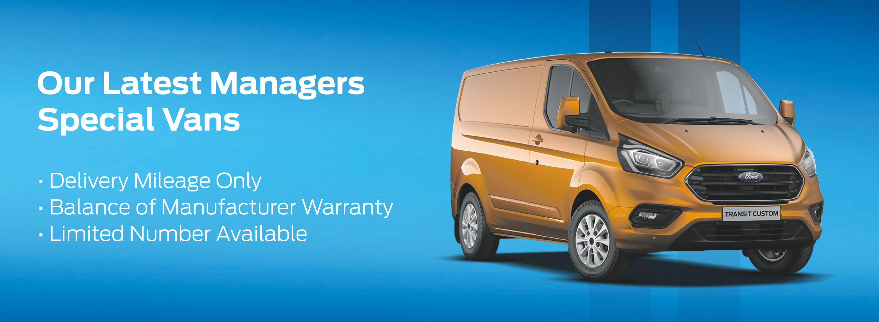 Ford Transit Pre Registration Offers