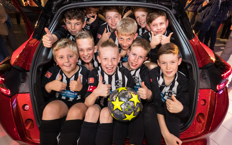 Bristol Street Motors Nissan Ilkeston Scores For Heanor Junior Footballers