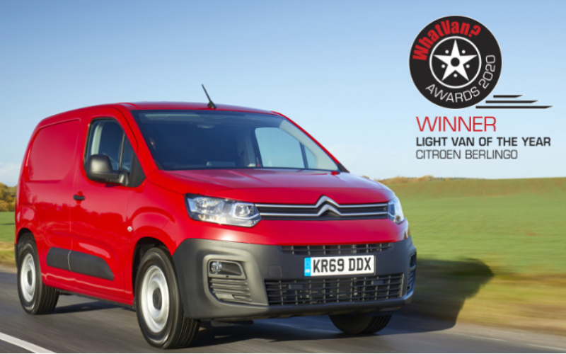 Citroen Berlingo Wins The Light Van Of The Year Prize At 2020 What Van? Awards