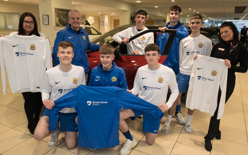 West Hallam Juniors Kitted Out By Bristol Street Motors Derby