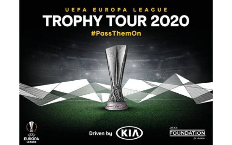 2020 UEFA Europa League Trophy Tour Driven By Kia