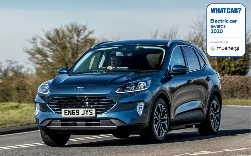Ford Kuga PHEV Named Best Large Hybrid SUV At What Car? Electric Awards 2020