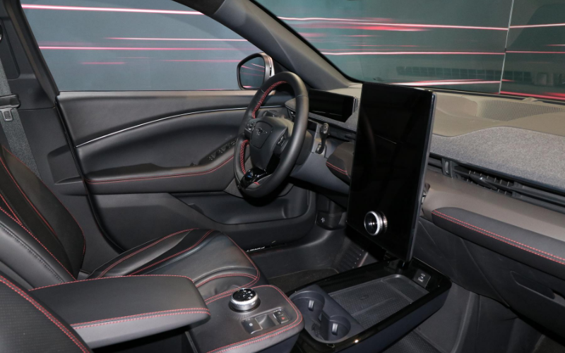 mach e interior 