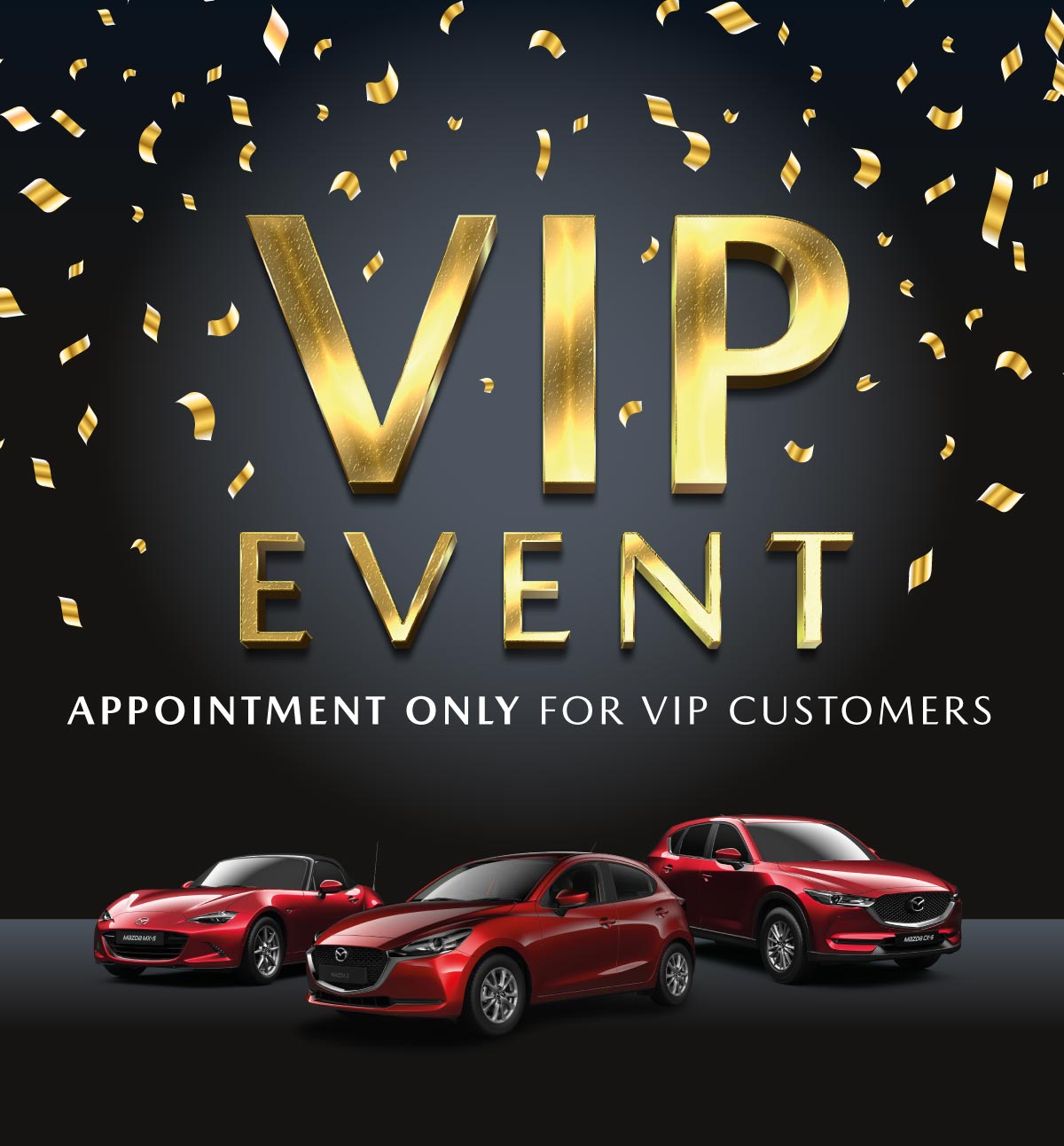 Mazda Summer Event VIP Event LP Banner