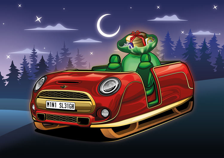 If Famous Car Brands Designed Santa's Sleigh