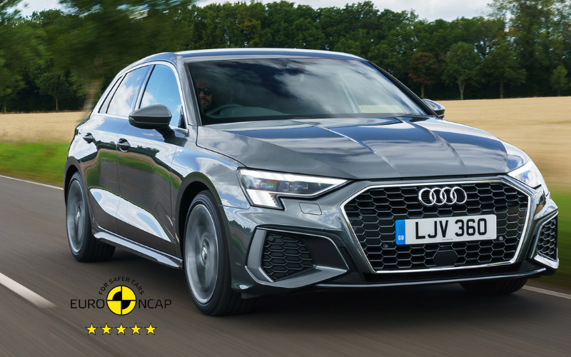 Audi A3 Receives 5-Star Rating in Euro NCAP Safety Test