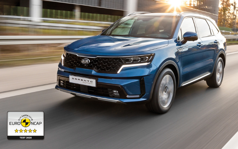 Kia Sorento Awarded Euro NCAP 5-Star Safety Rating