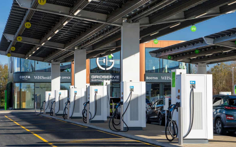 UK's First Electric Charging Forecourt Opens