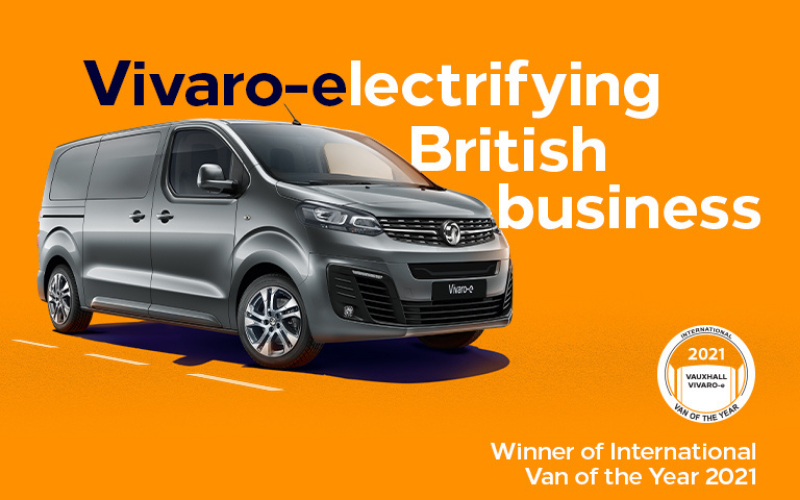 Vauxhall Vivaro-E Crowned International Van of the Year 2021