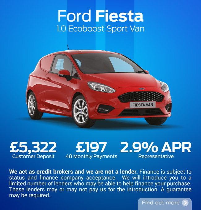 new ford fiesta vans for sale