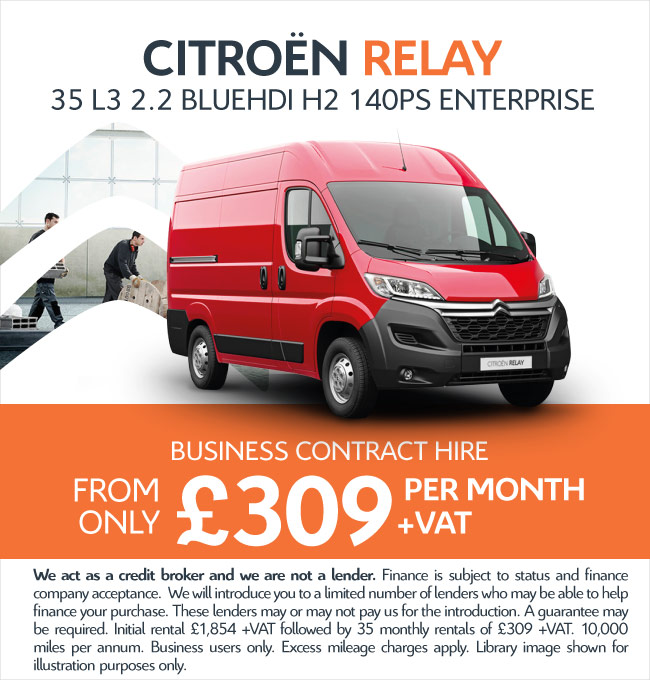 New Citroen Relay Vans for Sale | New 