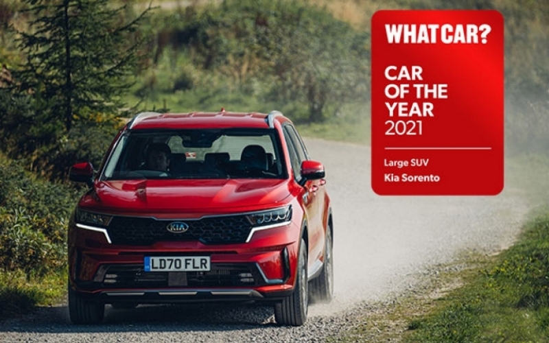 New Kia Sorento Crowned 'Large SUV Of The Year' At 2021 WhatCar? Awards
