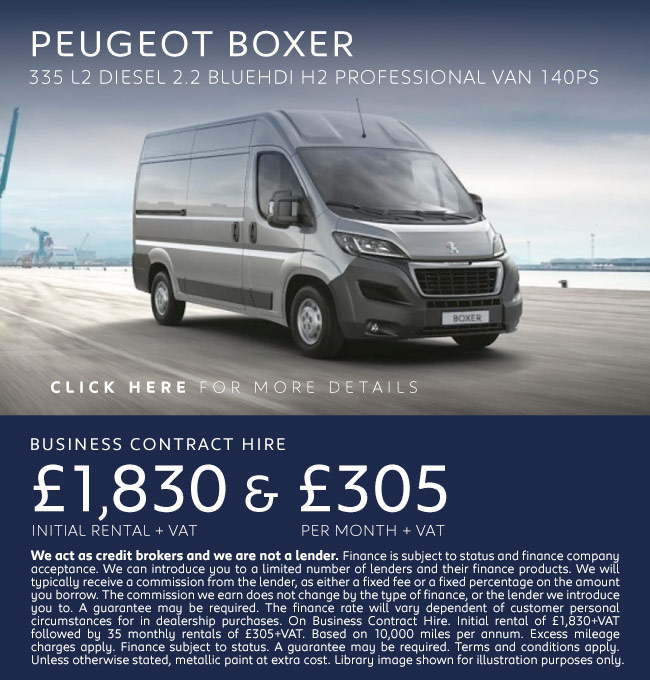 new peugeot boxer vans for sale