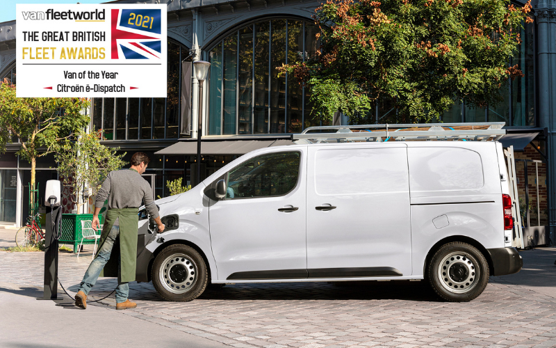 New Citroen E-Dispatch Crowned Van of the Year at 2021 Fleet Awards 