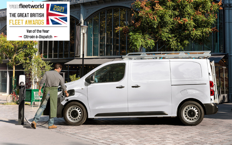 New Citroen E-Dispatch Crowned Van of the Year at 2021 Fleet Awards