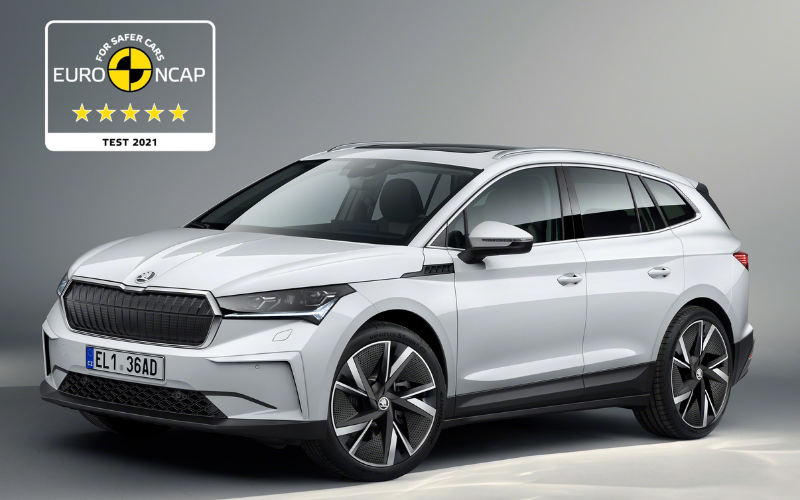 Skoda ENYAQ iV Awarded Euro NCAP 5-Star Safety Rating