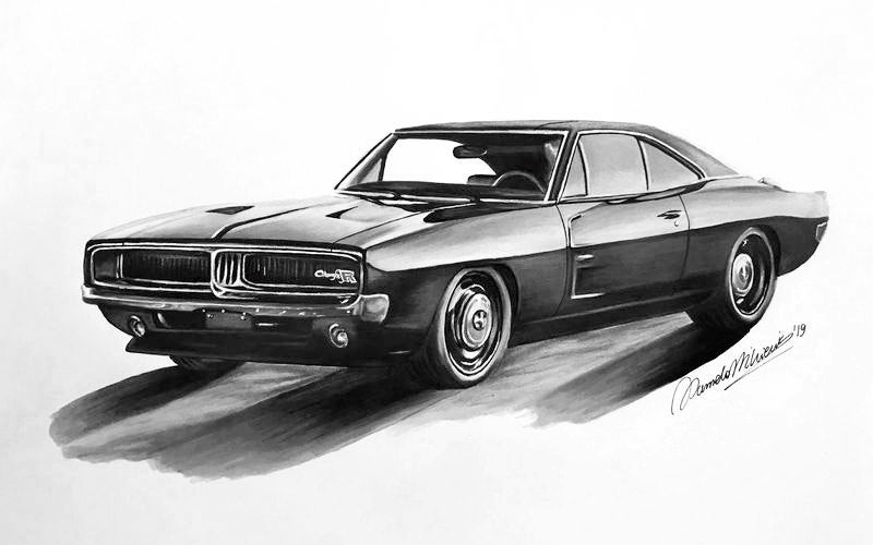 Win A Custom Drawn Poster Of Your Beloved Classic Car!