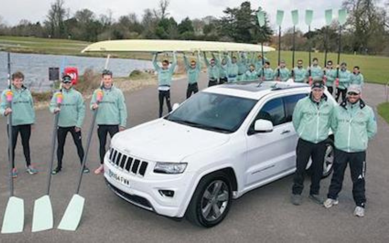 Jeep heads for the water and one of the world's most famous boat races